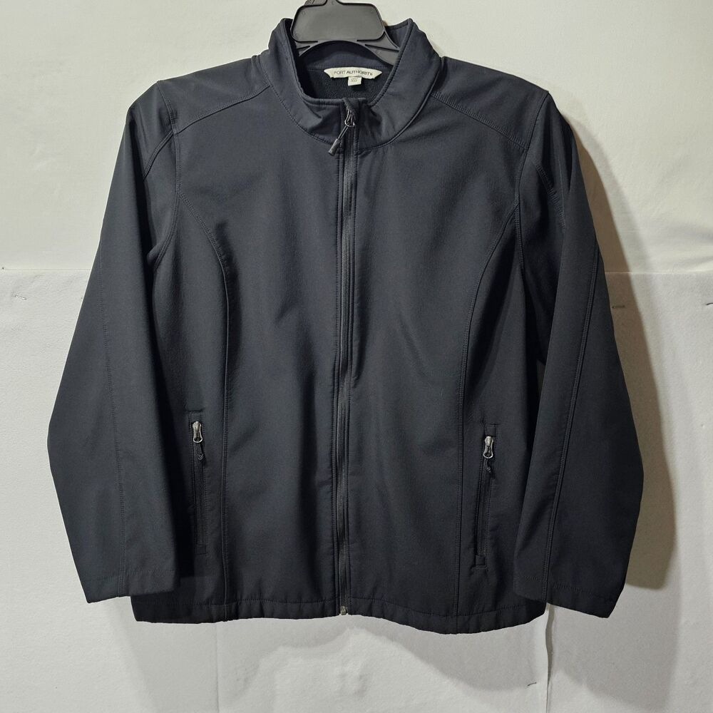 Port Authority Soft Shell Jacket Black Men/Womens, Size Womens 3XL Style J317